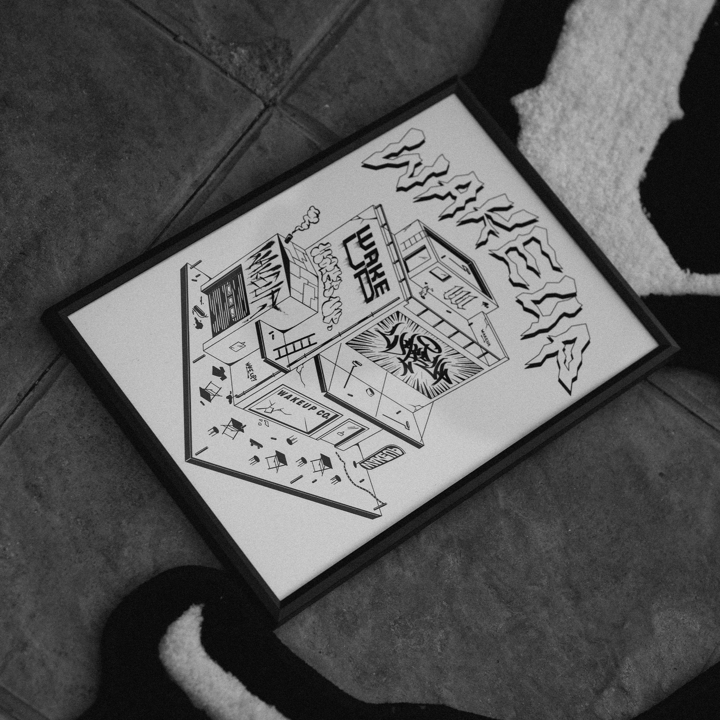 'WAKEUP ART PRINT'