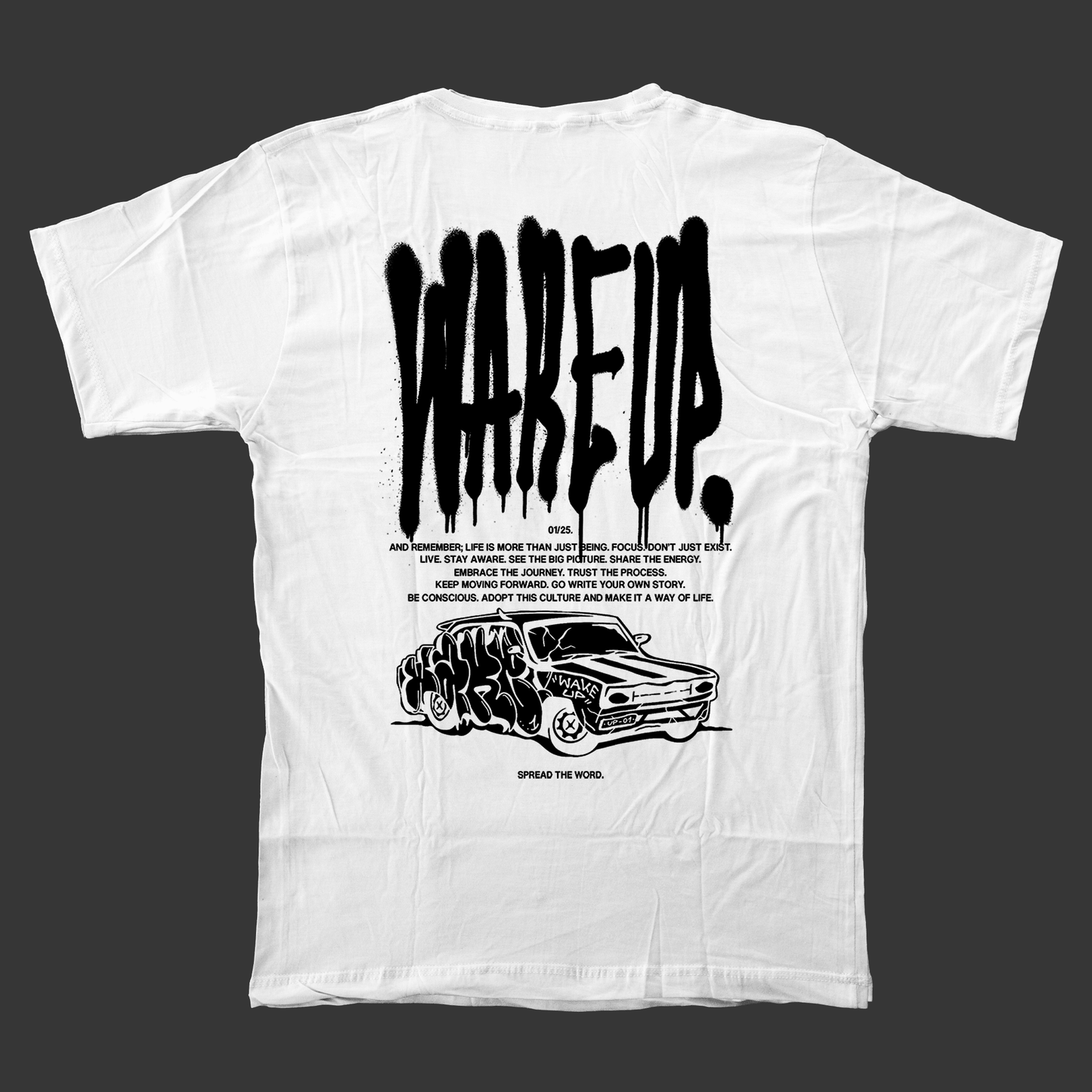 WAKEUP TAG T-SHIRT (3 colors)