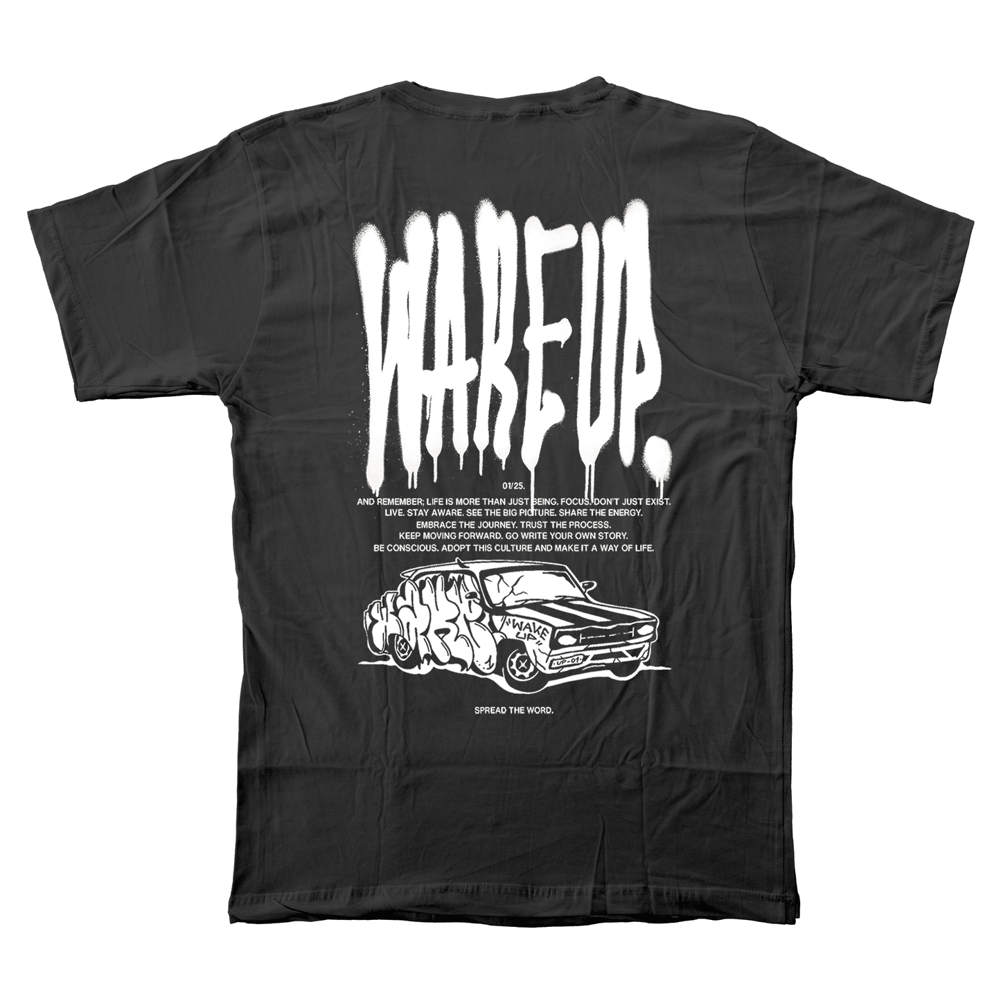 WAKEUP TAG T-SHIRT (3 colors)