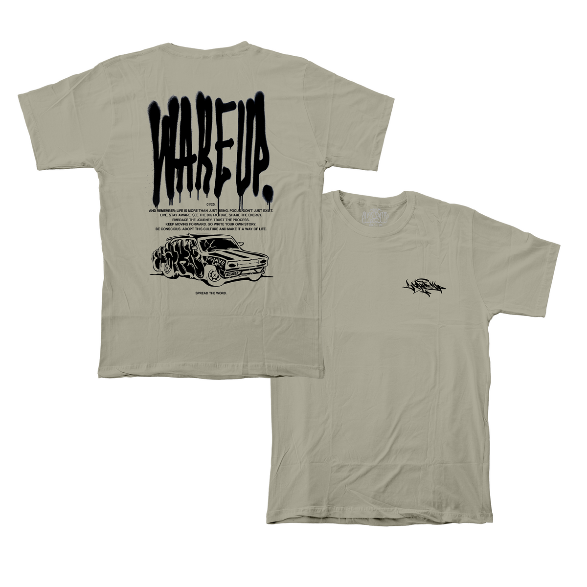 WAKEUP CAR T-SHIRT (2 colors)