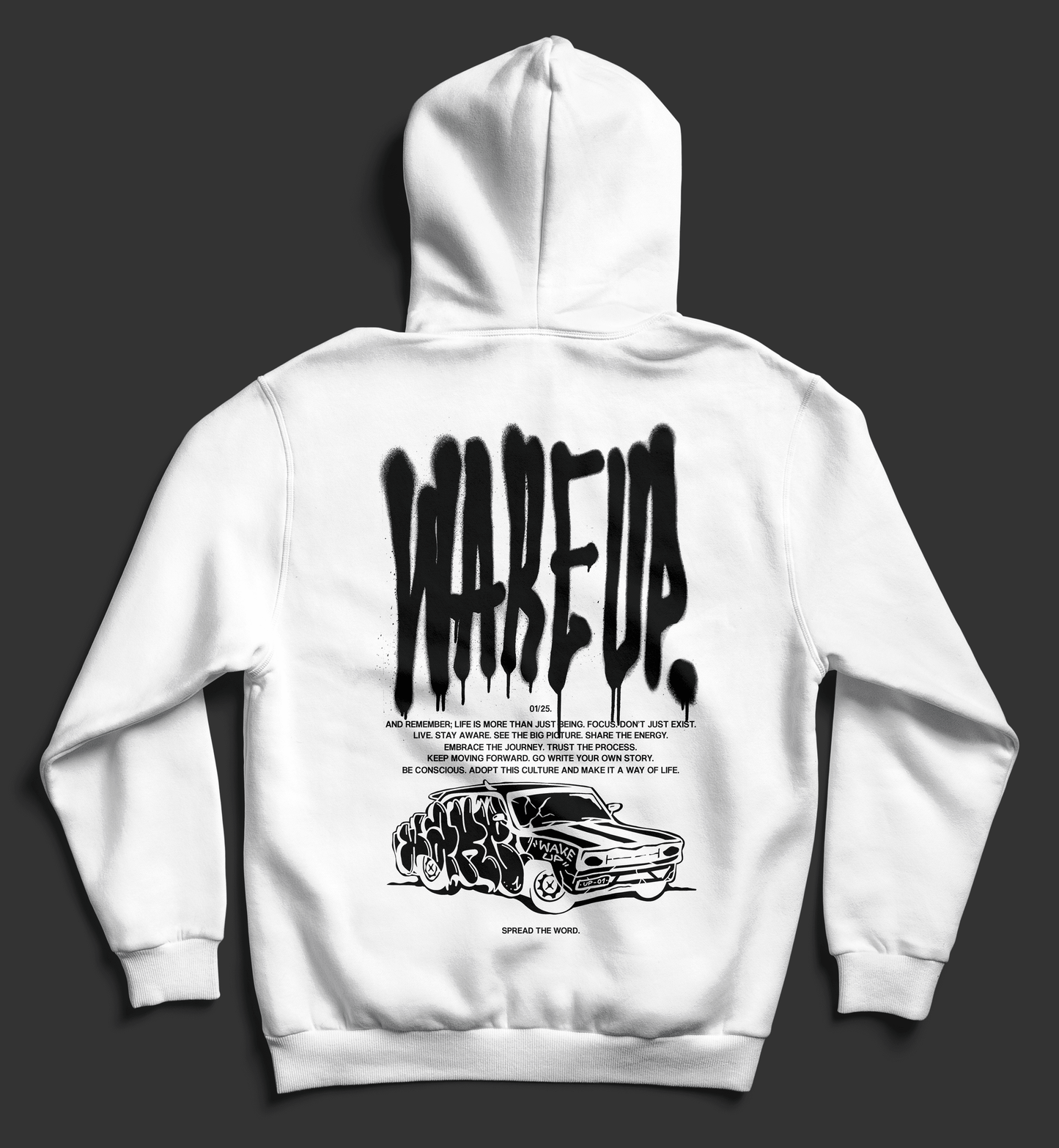 'WAKE UP.' HOODIE (2 colors)