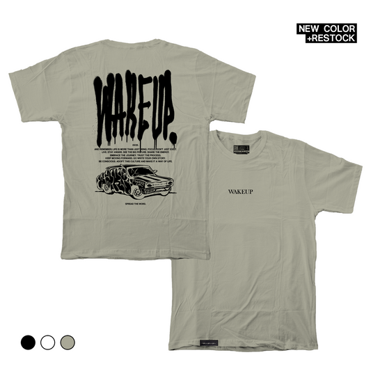 WAKEUP TAG T-SHIRT (3 colors)