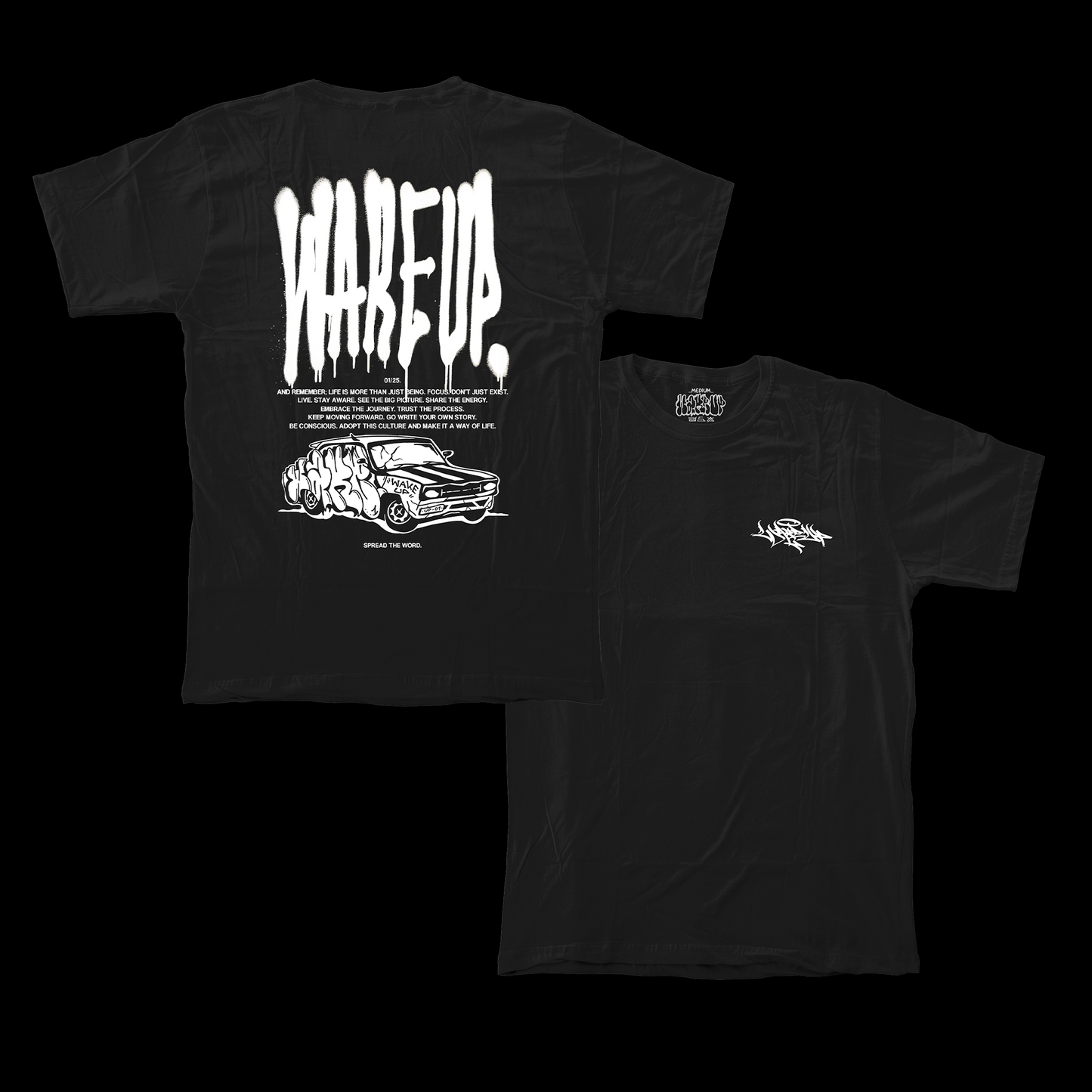 WAKEUP CAR T-SHIRT (2 colors)