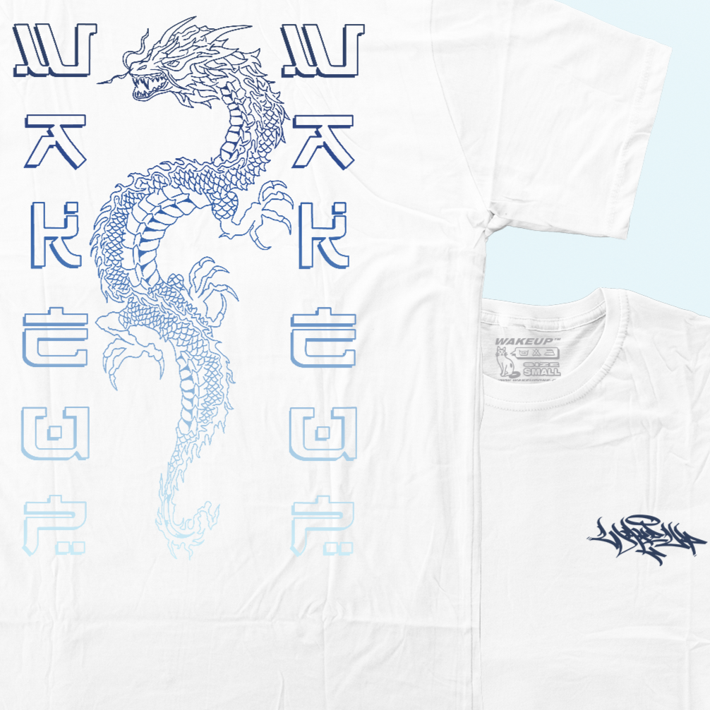 'DRAGON' GRADIENT TEE