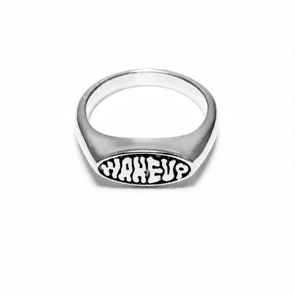 WAKEUP LOGO RING / JEWEL (2 in 1)