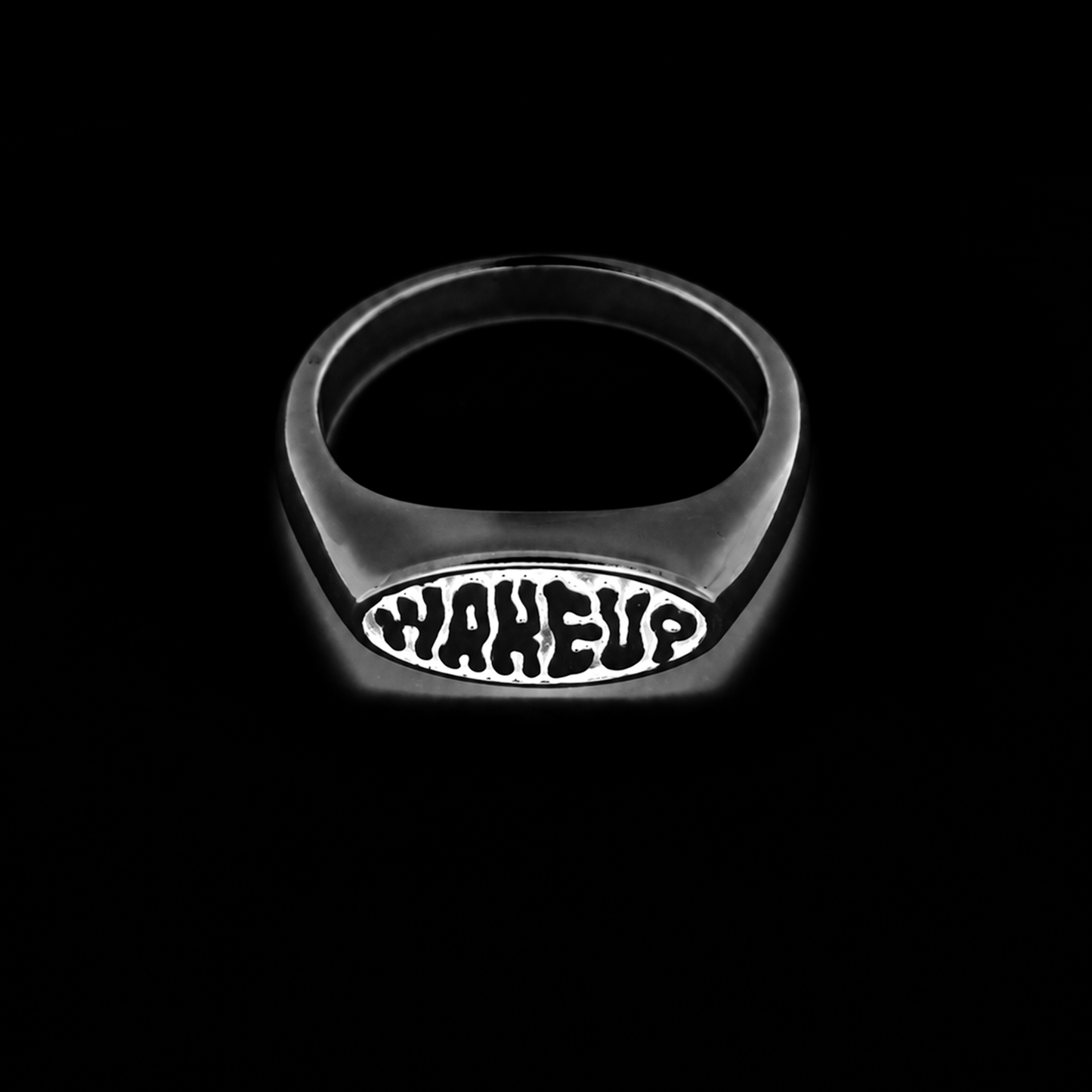 WAKEUP LOGO RING / JEWEL (2 in 1)