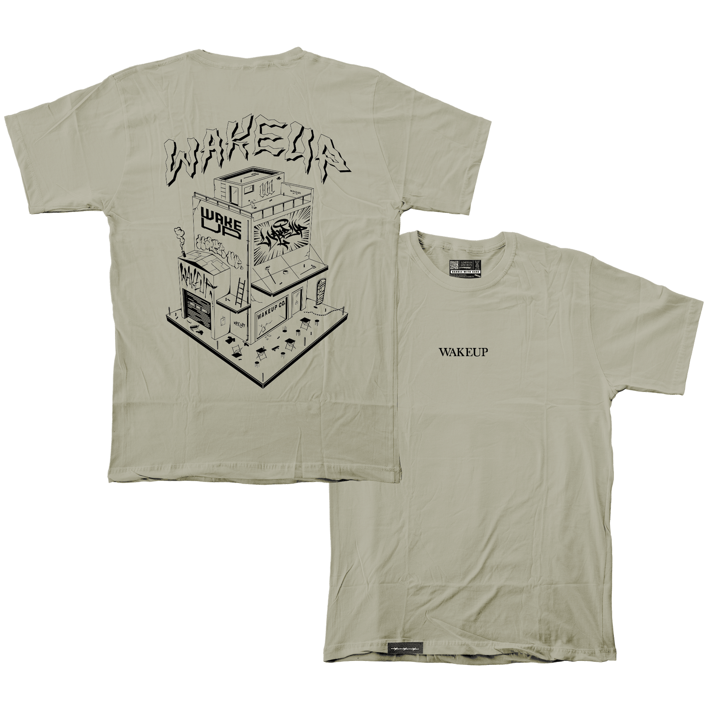 'WAKEUP TEE' (3 colors)